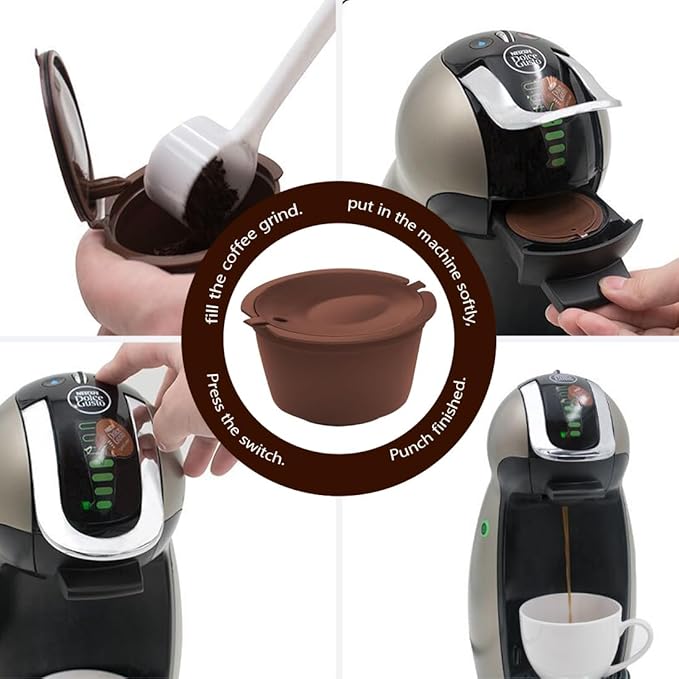 2  Capsules  rechargeables réutilisables DOLCE GUSTO