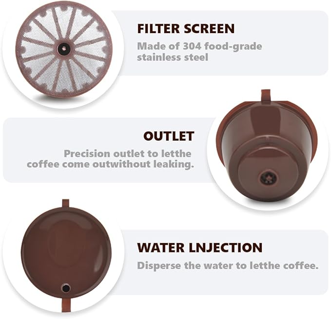 2  Capsules  rechargeables réutilisables DOLCE GUSTO