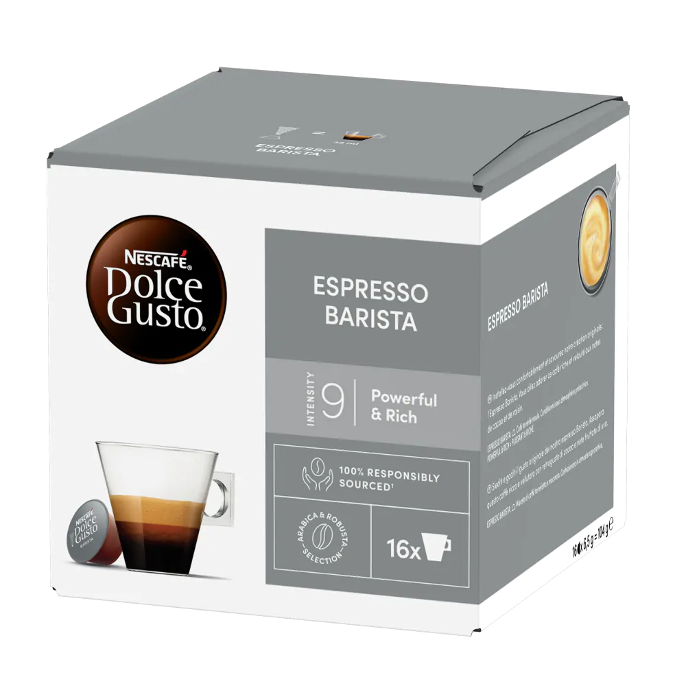espresso Barista intensité 9 dolce gusto 16 capsules