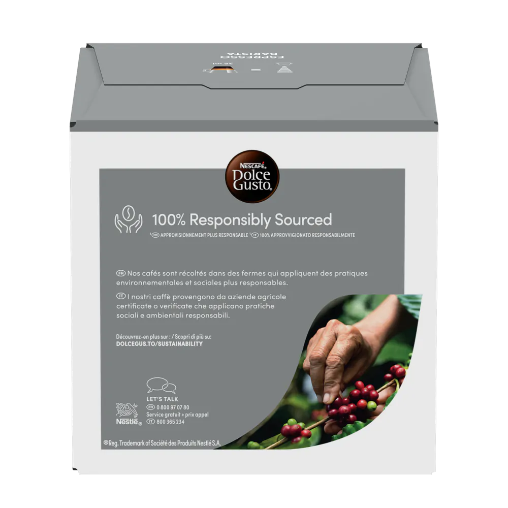 espresso Barista intensité 9 dolce gusto 16 capsules