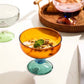Coupes & cuillères en verre coloré – Élégance moderne