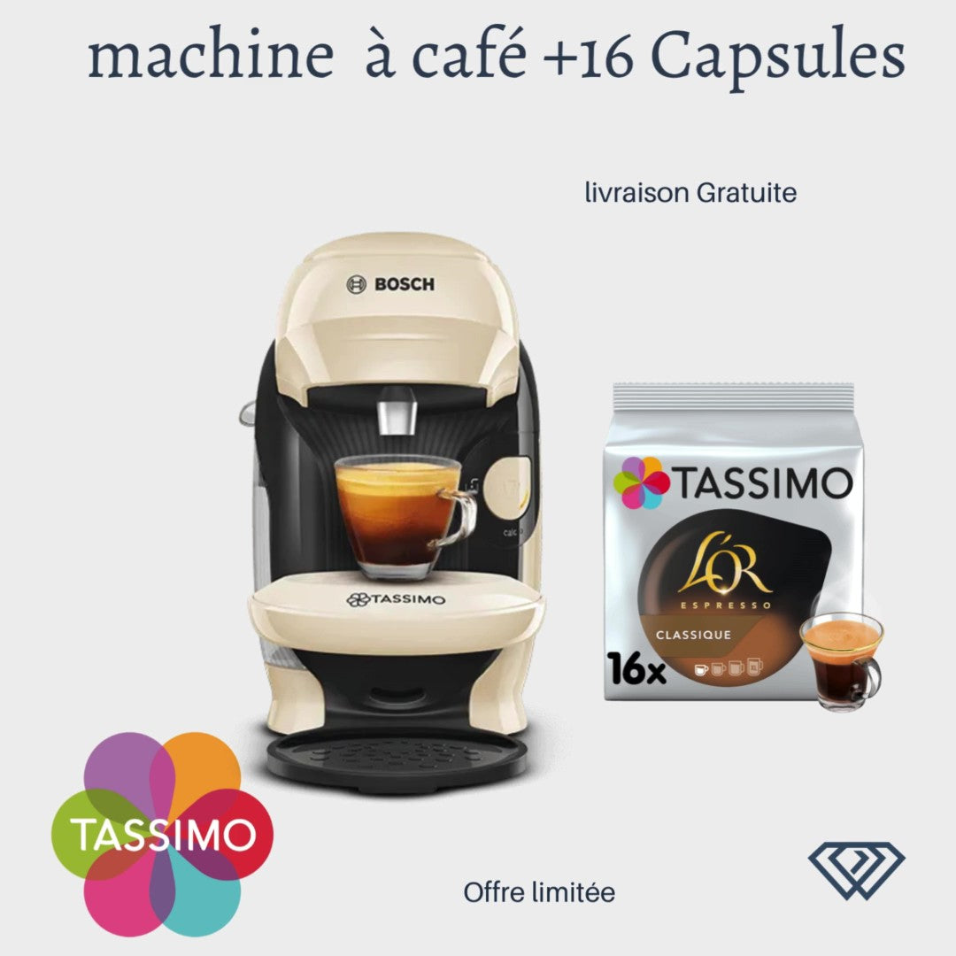 Machine à café Tassimo Style + 16 Dosette