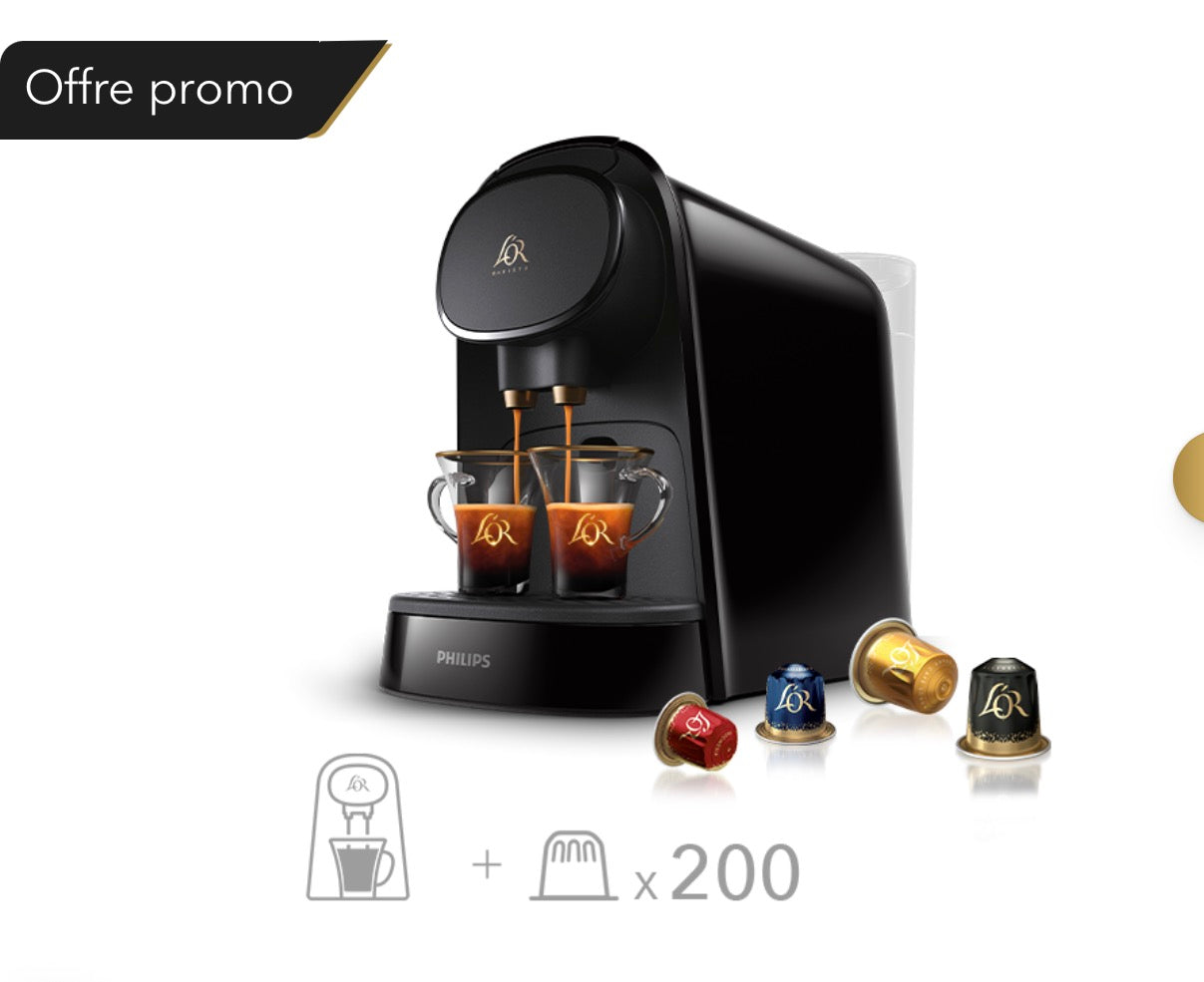 Lot machine L'OR BARISTA Original + 100 capsules