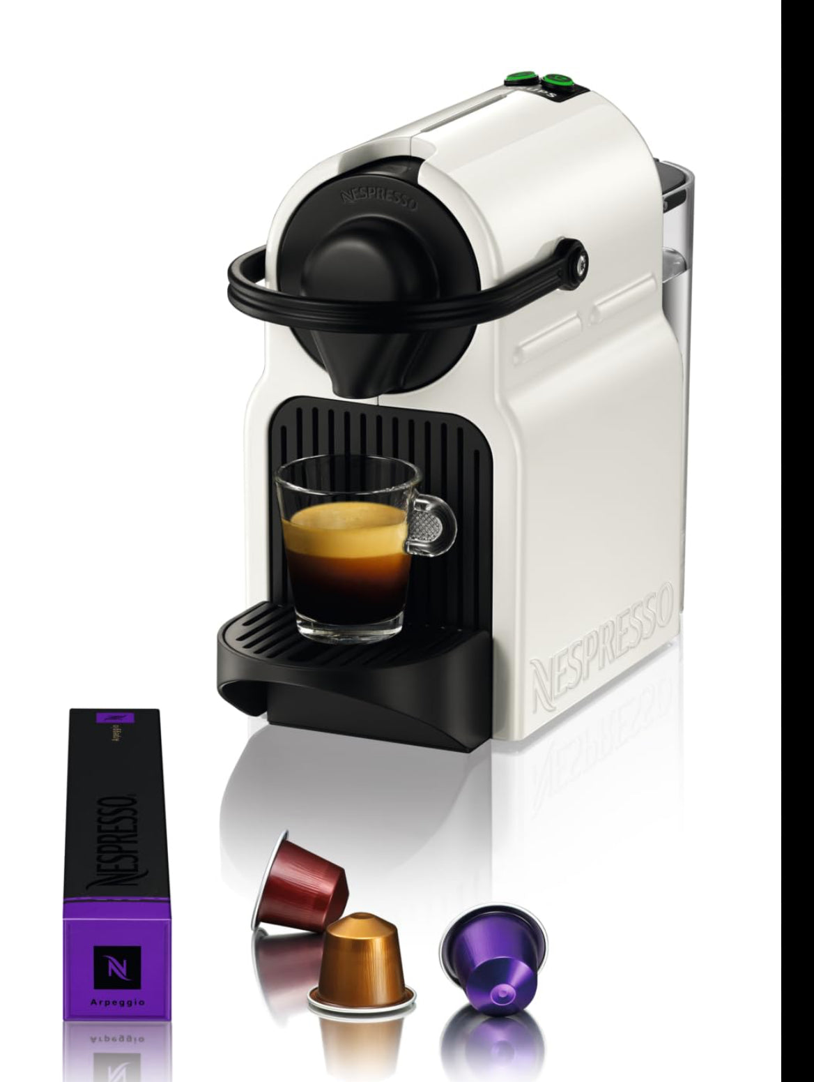 Nespresso Krups Machine à Café Inissia Blanche Cafetière Espresso