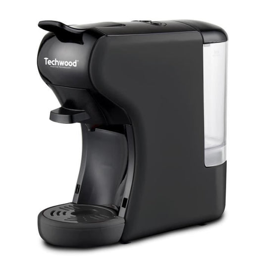 Machine à café TECHWOOD MULTI CAPS compatible avec les capsules Dolce gusto et Nespresso