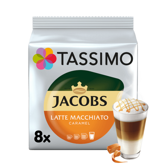 latté macchiato caramel Capsules Tassimo