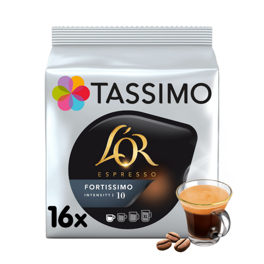 L' or espresso Fortissimo intense  16 Capsules Tassimo