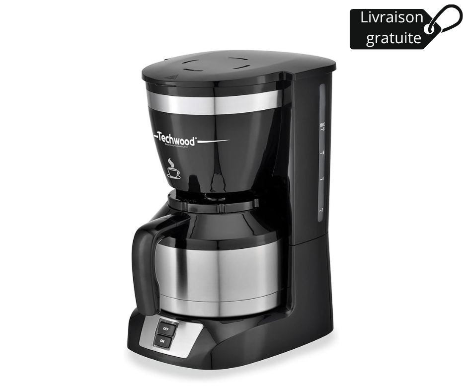 Techwood Cafetière  Inox Isotherme , Machine à café