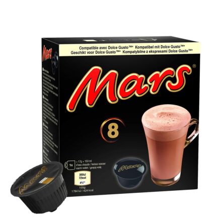 Mars chocolat chaud 8 Capsules Dolce Gusto