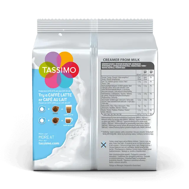 lait 16 Capsules Tassimo